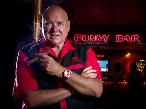 Dennis Hof stands for a photograph inside the Moonlite Bunny Ranch in Mound House, Carson City, Nevada, U.S., on Tuesday, Aug. 20, 2013.
