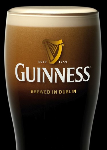 Guinness stout — an essential ingredient of Dublin's pub culture.