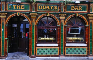 Exterior of the Quays Bar.