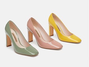 Patent heels, $79.90 at Zara, zara.com.
