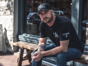 Cameron Sterling, photographed outside Victory Barber & Brand in Gastown, is co-founder of Street Thug Barbers.  [PNG Merlin Archive]