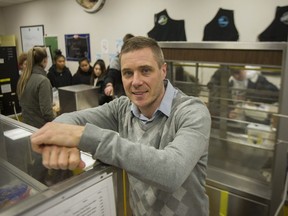 Brad Hendy is the community school coordinator with Langley Schools. He is pictured at Langley Secondary during the school's breakfast program.