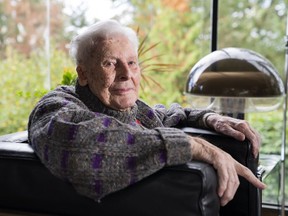 Artist Gordon Smith poses for a photo at his home in West Vancouver, BC, November, 5, 2018.