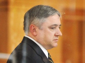 RCMP Sgt. Pierre Lemaitre in April 2009, in the lobby of the Braidwood Inquiry into the Tasering death of Robert Dziekanski.