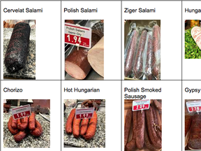 Vancouver Coastal Health has issued a public safety advisory for these eight meat products sold at four Polonia Sausage House locations in Vancouver and Surrey.