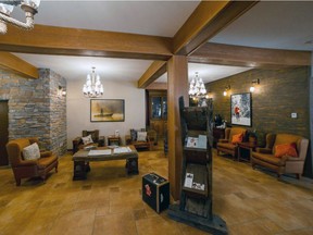 A public room at Spruce Hill Resort and Spa near 108 Mile Ranch, from the spa's Facebook page.