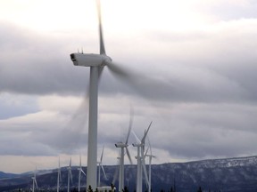 Dokie Ridge Wind Farm near Chetwynd.