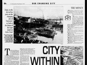 Vancouver Sun February 11 1994 feature about the Expo Lands