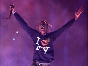 Hip hop superstar Travis Scott will play Vancouver's Rogers Arena on Jan. 25.