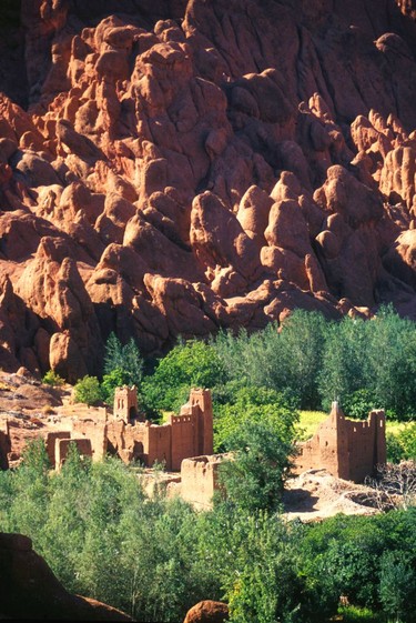 Kasbah in the Dades Valley, Central High Atlas.