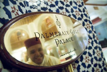 Detail inside the Palmeraie Golf Palace Hotel & Resort (Marrakech).