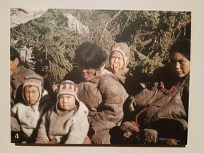In 1950, the Canadian government forcefully relocated the Ahiarmiut, a small group of Inui,t them 100 kilometres from their original home. Many of them died.