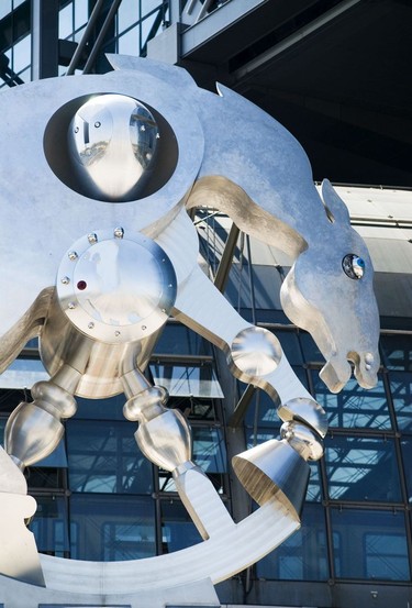 Sculpture at the Central Railway Station.