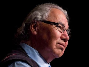 Truth and Reconciliation Commission chair Justice Murray Sinclair listens during the commission's national event in Vancouver on Sept. 18, 2013.