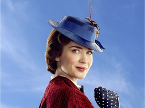 Emily Blunt takes on the iconic role of Mary Poppins, popularized on screen more than 50 years ago by Julie Andrews, in 'Mary Poppins Returns.'