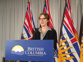B.C. Minister of Transportation Claire Trevena.
