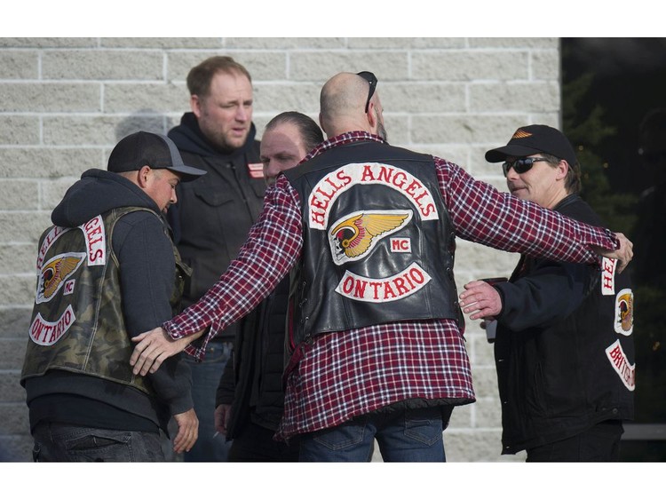 Photos: Hells Angels members attend Chad Wilson's funeral in Maple ...