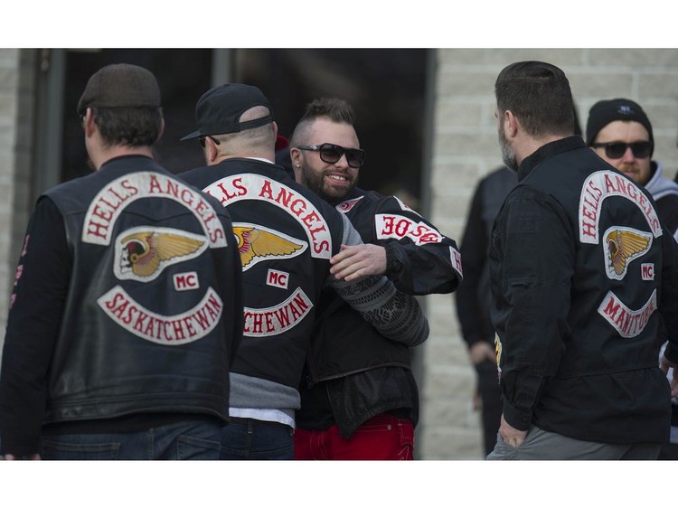 Photos: Hells Angels members attend Chad Wilson's funeral in Maple ...