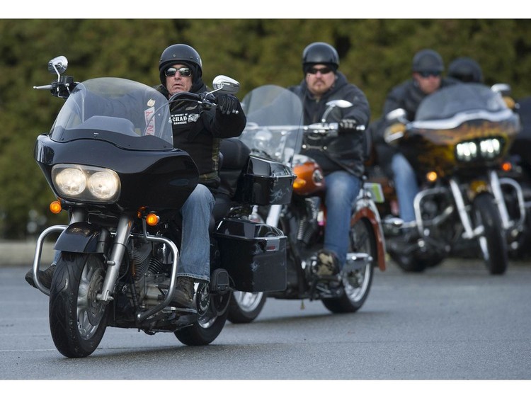 Photos: Hells Angels members attend Chad Wilson's funeral in Maple ...