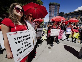 The Red Umbrella March this past summer marked 130 years of 'resistance' against Canada's prostitution laws.