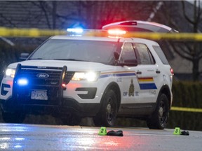 A man was shot in Surrey's Hawthorne Park on Sunday.