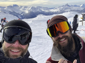 Actor Jason Momoa posted a series of photos and a video from Whistler, B.C., on his Instagram account, wishing his followers a "Happy new year everyone. Time to relax for a week. 😜🤙🏽. Aloha j"