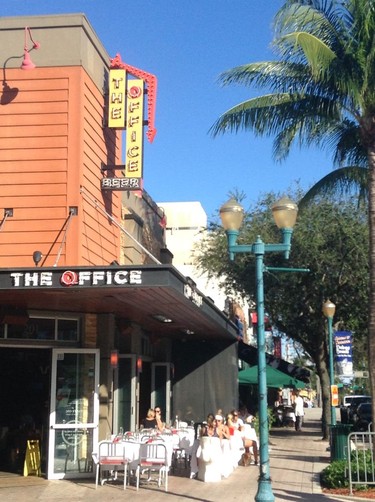 The Office is a mainstay of the Delray Beach dining scene, with both late afternoon and late-night happy hours.