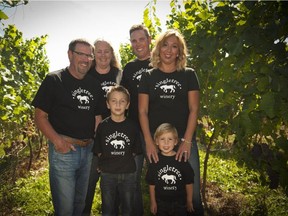 The Etsell family, owners of Singletree Winery, winner of Best Tourism Experience Award  from the Abbotsford Chamber of Commerce and The Abbotsford News.
