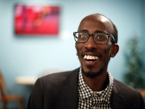 Sharmarke Dubow a former Somali refugee who was recently elected to Victoria city council is photographed in Victoria on Tuesday, Dec. 4, 2018.