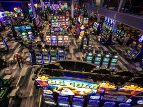 Gaming floor at Elements Casino Victoria in Victoria, B.C. May 4, 2018.