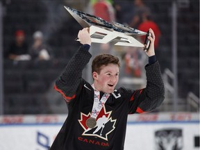 Alexis Lafreniere was a winner for Canada last summer at the Hlinka Gretzky Cup tournament in Edmonton.