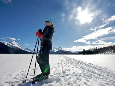 Maligne Lake in Jasper National Park.