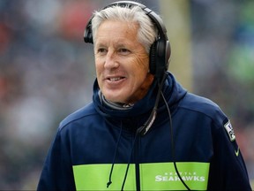 Seahawks head coach Pete Carroll.