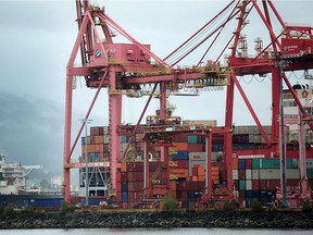 File photo of the Port of Vancouver.