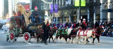 It was seasonably cold for Vancouver's Christmas Parade, in Vancouver, BC., December 2, 2018.