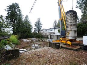 An open pit at 6289 Carnarvon St. in Vancouver.