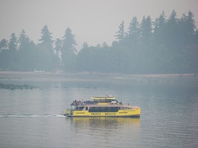 File photo of wildfire smoke in B.C. in 2018. B.C. could be in for another smoky summer as the extreme heat and fire danger continues to spark wildfires.