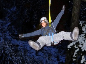 A perfect après-ski activity, Twilight Tours include six ziplines and run for three hours.
