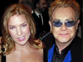 Nanaimo-born singer-pianist Diana Krall had friend Sir Elton John join a benefit concert for Vancouver General Hospital's Leukemia Bone Marrow Transplant program in memory of her mother Adella who succumbed to multiple myeloma in 2002.