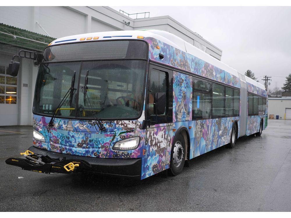 Metro Vancouver TransLink buses moving art as well as people ...