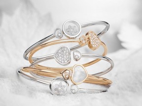 Pieces from the Happy Hearts collection from Chopard.