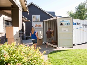 People are increasingly using supplemental storage companies in an effort to declutter their homes and "prioritize" their belongings.  Photo: BigSteelBox for The Home Front: Using storage solutions to declutter your home by Rebecca Keillor [PNG Merlin Archive]