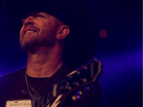 SASKATOON,SK--SEPTEMBER 09 2017- 0909 NEWS FAN FEST-  Artist Aaron Pritchett performs during the CCMA Fan Fest show at Prairieland Park  in Saskatoon, SK on Saturday, September 9, 2017.