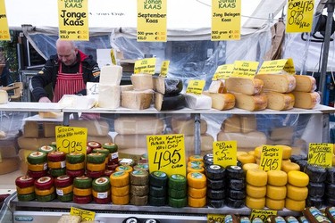Cheese stall - Albert Cuyp Markt.