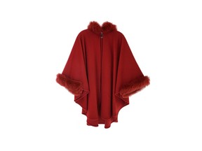 A cape from the Max Mara Lunar New Year Special Edition Capsule Collection.