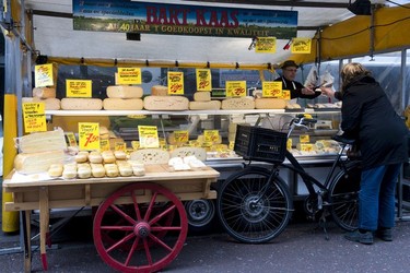 Cheese stall - Albert Cuyp Markt.