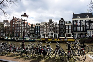 Classic Amsterdam scene.