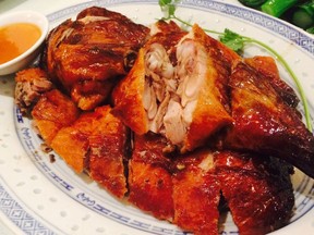 Barbecued duck at Chinatown BBQ.
