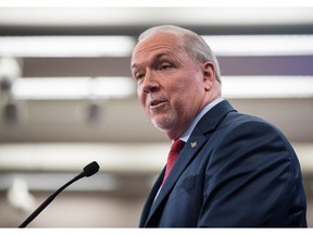B.C. Premier John Horgan is set to speak Thursday during a weekly teleconference.