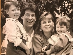 Kelsey Kilburn Jordan, a local woman whose battle with kidney-related illness was first documented in The Province in 1985, has died. Jordan is pictured in this 1989 family portrait with her older brother Kyle and her parents Barb and Brad.